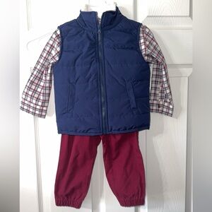 Carter's Navy and Red Kids Matching Set